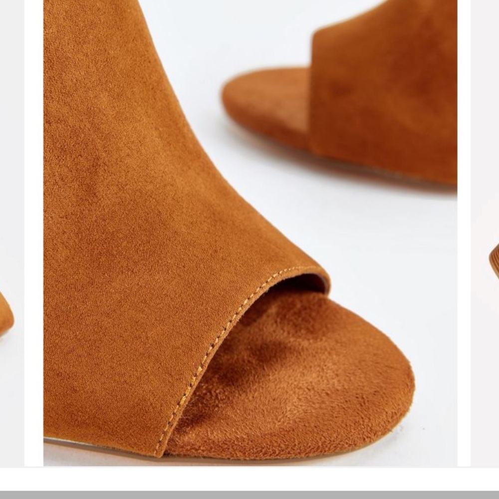 Cognac slip on mules - Picture 5 of 10